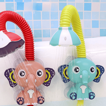 Baby Elefant Handdouche | Badplezier voor Baby's | BPA-Vrij | Eenvoudige Installatie | Duurzaam Materiaal