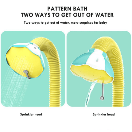 Baby Elefant Handdouche | Badplezier voor Baby's | BPA-Vrij | Eenvoudige Installatie | Duurzaam Materiaal