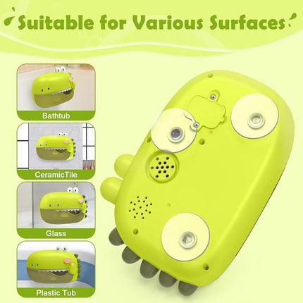 Speelgoed Dino Badspeelgoed | Kinderen Badschuim Maker | Interactief Speelgoed Met Muziek | BPA-vrij