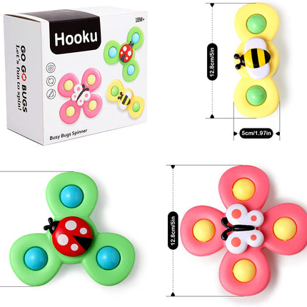 Interactiv Bad Speelgoed | Educatief & Veilig | Spinner voor Kinderen | BPA-vrij Roestvrij Staal & ABS