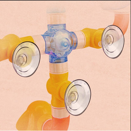 Bath Buddies Speelgoedset | Interactief Badplezier Voor Kinderen | Inclusief Zuignappen & Waterstralen | Blæksprutte, Hval & Krabbefiguren | Stimuleert Motoriek | Veilig & Niet-giftig | BPA-vrij