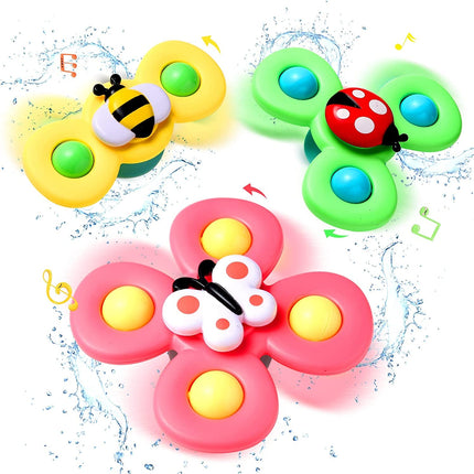 Interactiv Bad Speelgoed | Educatief & Veilig | Spinner voor Kinderen | BPA-vrij Roestvrij Staal & ABS