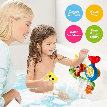 Badplezier Figuren | Kindvriendelijke Badvriendjes | Educatief Speelgoed | Veilige Waterpret | Duurzaam Design | Gemakkelijk Schoon te Maken | Motorische Vaardigheden Ontwikkelen