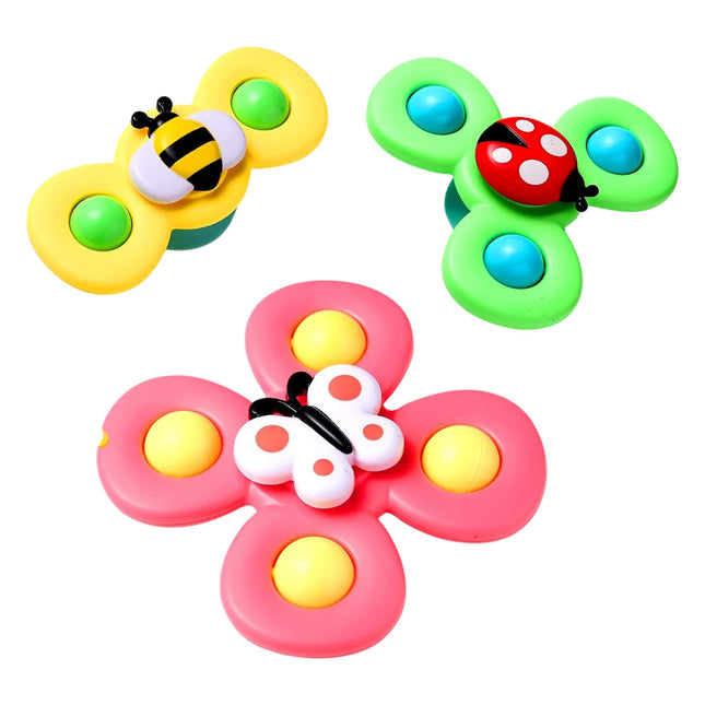 Interactiv Bad Speelgoed | Educatief & Veilig | Spinner voor Kinderen | BPA-vrij Roestvrij Staal & ABS