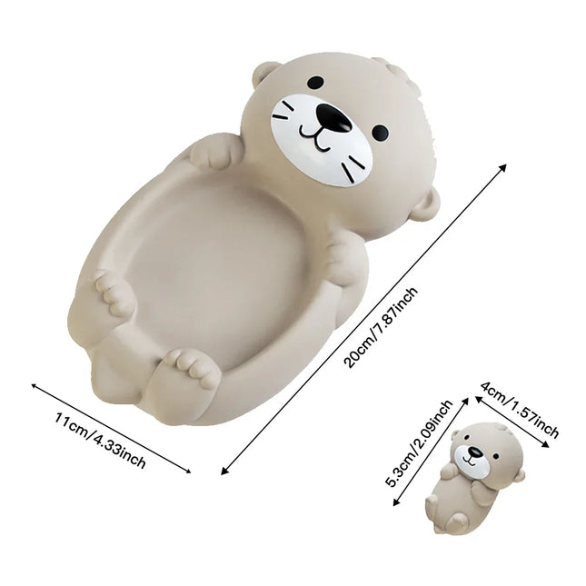 Otter Familie Speelgoed | Drijvend Waterspeelgoed Voor Kinderen | Bad- en Zwemplezier | 4 Stuks