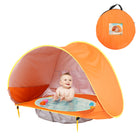 BabyShade Pop-up Tentje | UV Bescherming Baby | Draagbaar Zonnehoedje | Inclusief Kinderbad | Lichtgewicht Tarp voor Buitenspeelplaats | Eenvoudige Installatie | Polyester | Veilig en BPA-vrij